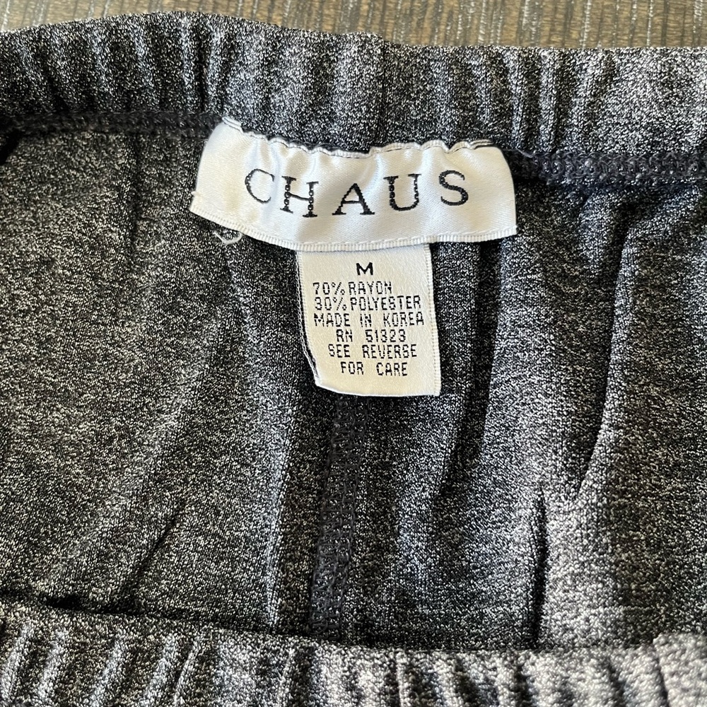 Chaus Charcoal Elastic Waist pants for woman